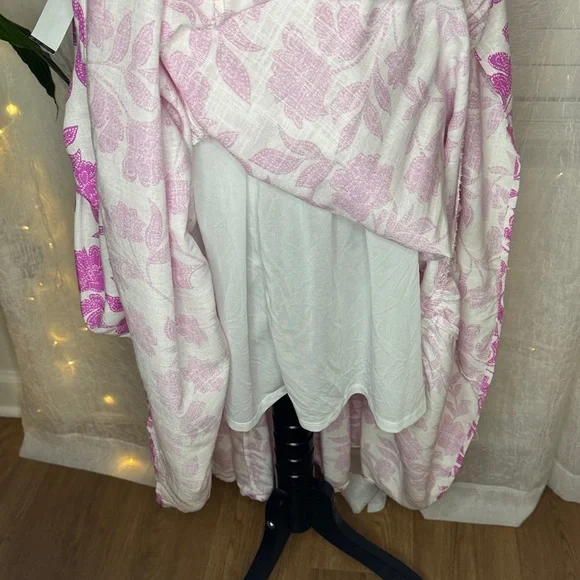 LC Lauren Conrad Pink Floral Maxi Skirt - Picture 6 of 8